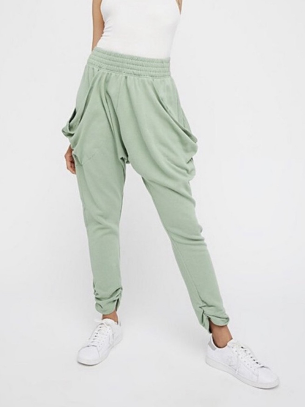 Free People Waffle Harem Pants - Picture 2 of 12